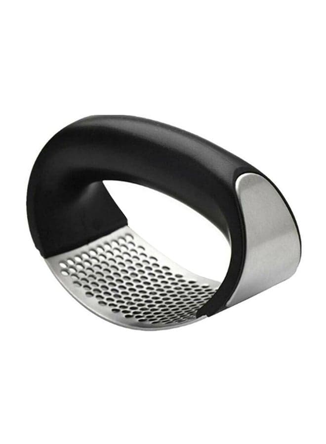 Multi-Function Manual Garlic Presser Black/Silver