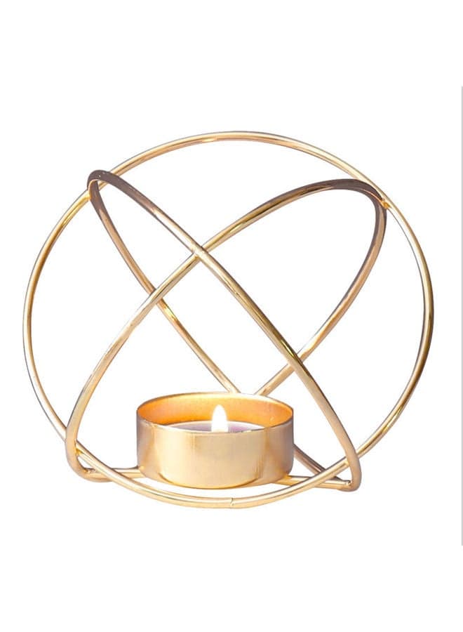 Nordic Iron Incense Candle Holder Gold 11cm