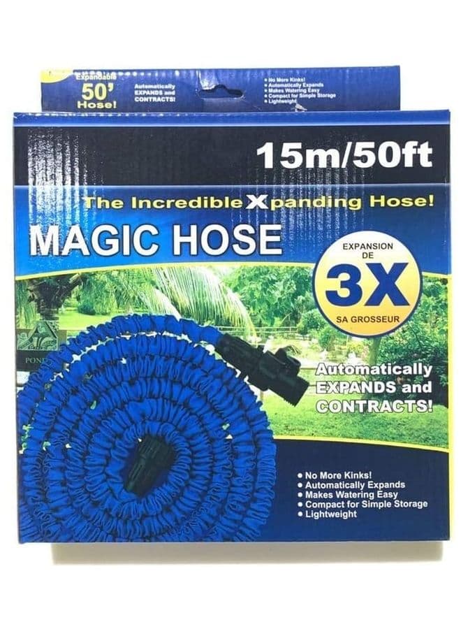 Magic Hose With Spray Nozzle Blue/Black