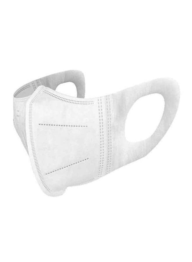 10-Pieces KN95 5 Layers Non Medical Protective Face Mask White