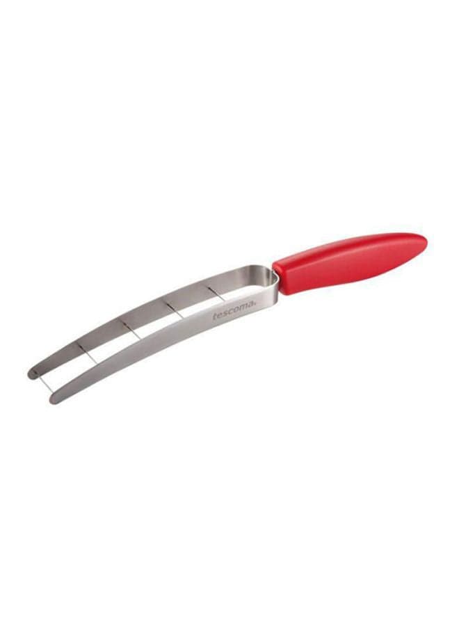 Melon Cutter Silver/Red 31.2x3x7cm