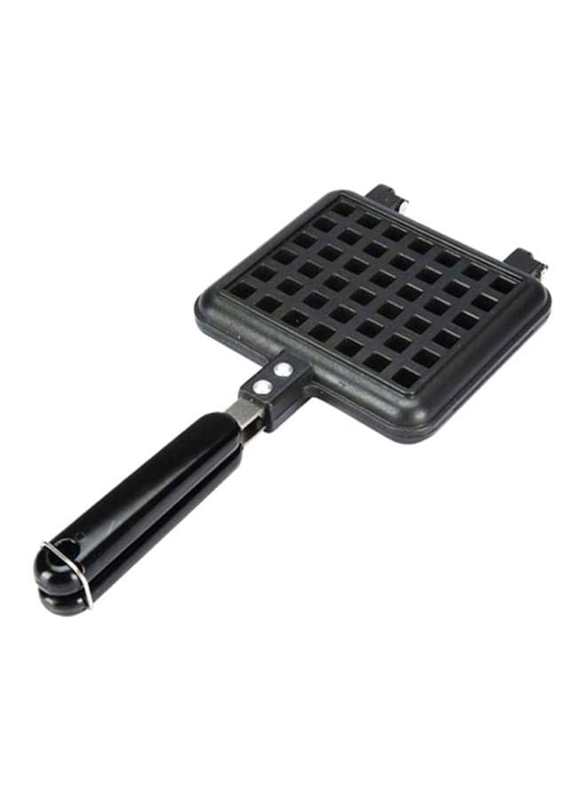Non-Sticked Waffle Maker Black 31x14.5x3cm