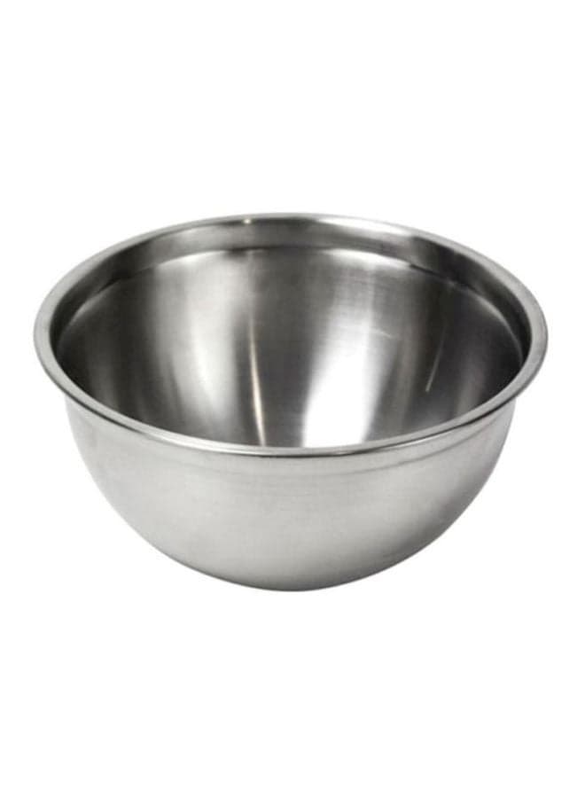Mirror Polished Stainless Steel Mixing Bowl Silver 21cm