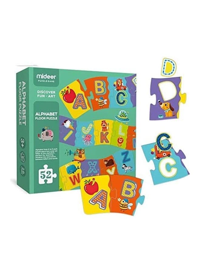 52-Piece Alphabet Floor Puzzle Set