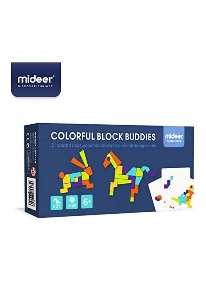 Colourful Block Buddies Set