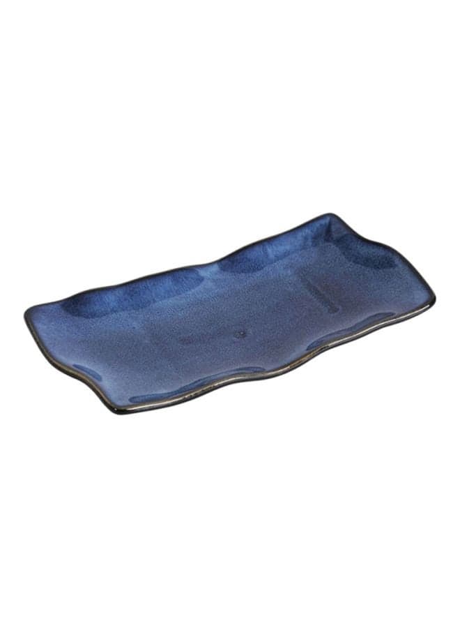 Kiln Dinner Plate Blue 26x12x3cm