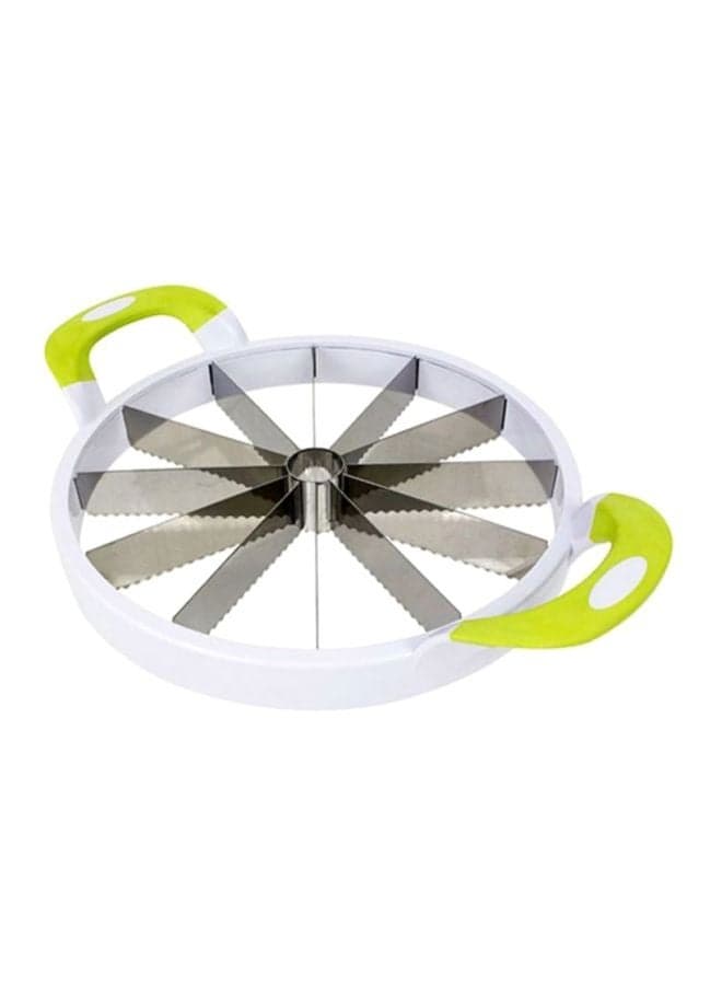 Watermelon Slicer Silver/White/Green 40x28cm