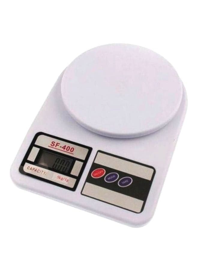 Electronic Digital Weighing Kitchen Scale White