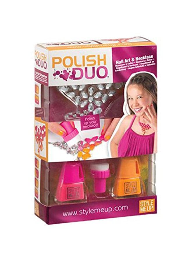 Polish Duo - Nail Art & Necklace Multicolour