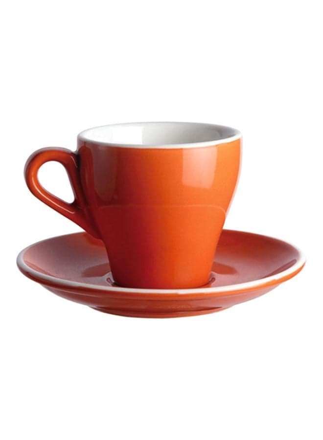 Coloured Glaze Orange 8.5x6x6cm