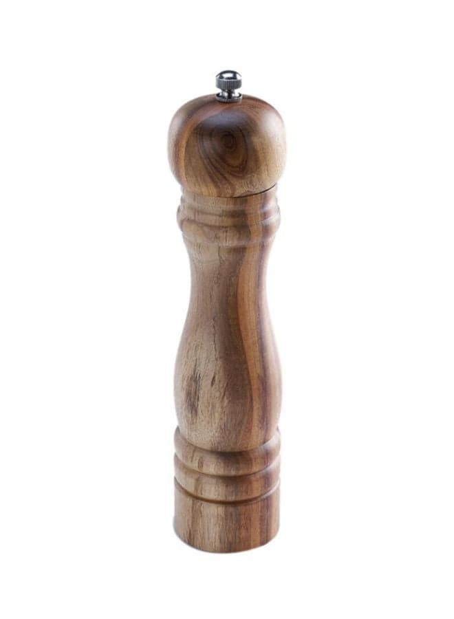 Acacia Wooden Pepper Mill Brown 22cm