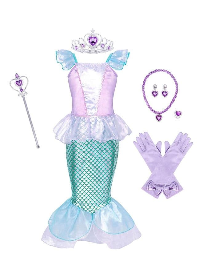 Mermaid Party Costume Dress 130cm