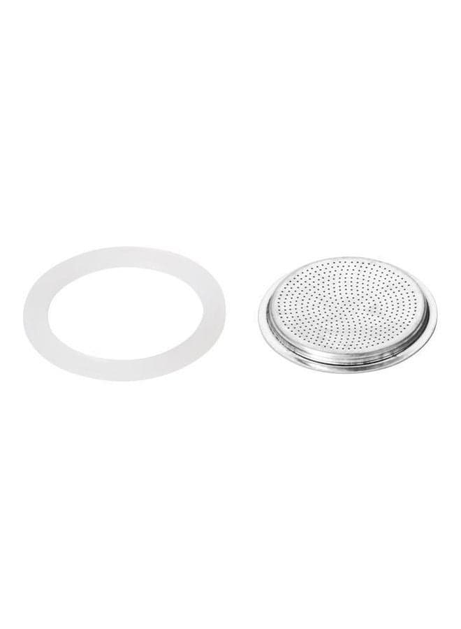 Silicone Seal Filter Silver