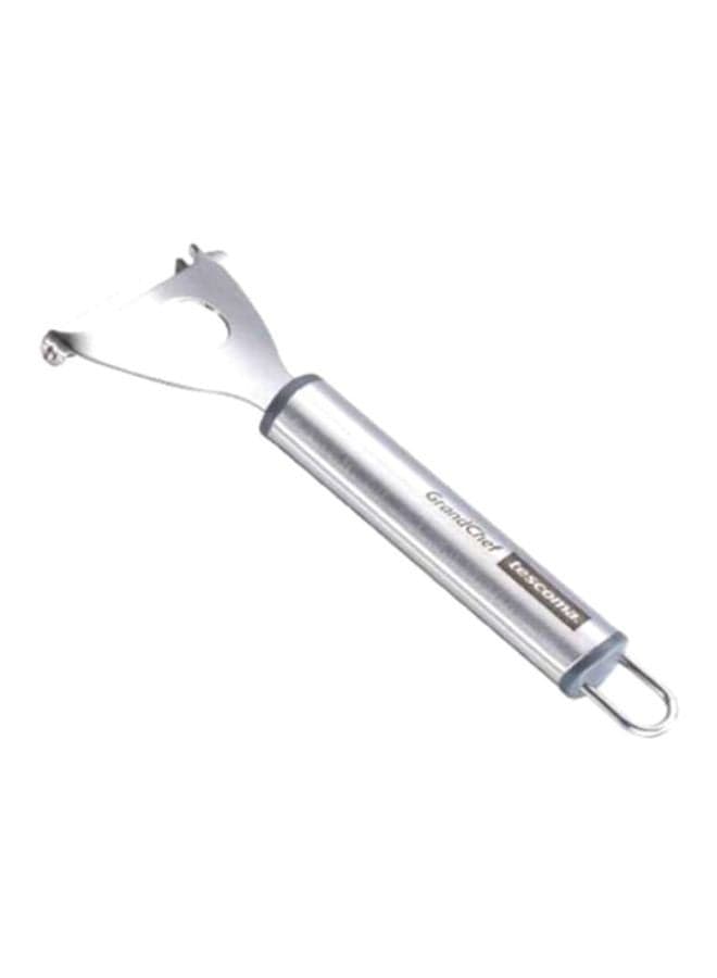 Peeler With Lateral Blade Grandchef Silver 1.6x6.4x17.9cm