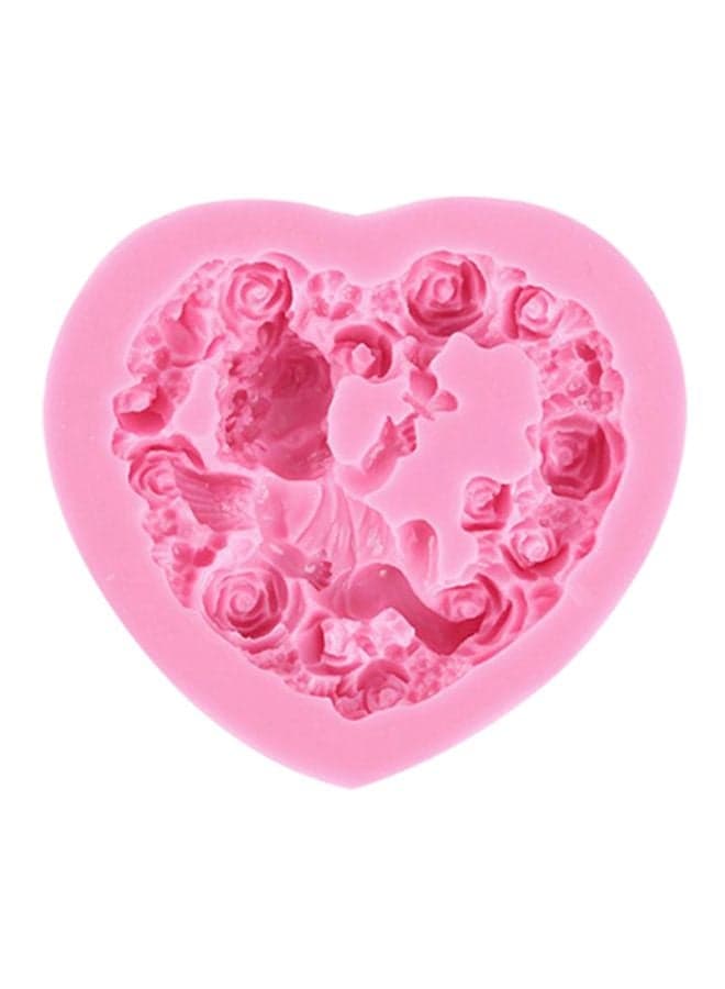 Rose Mold Pink 9x8x2cm