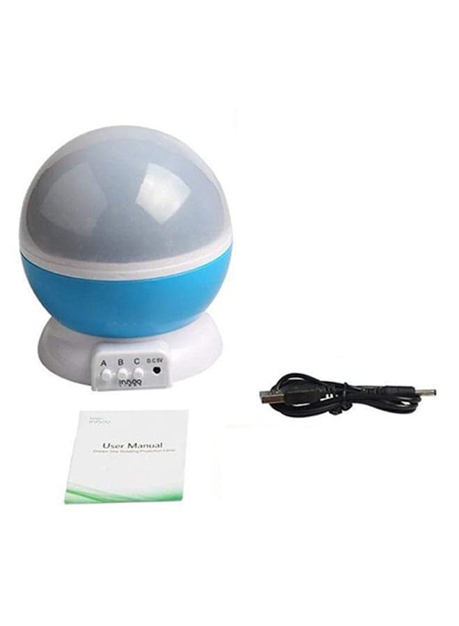 Star Moon Starlight Projector Lamp With Cable And Manual Multicolour