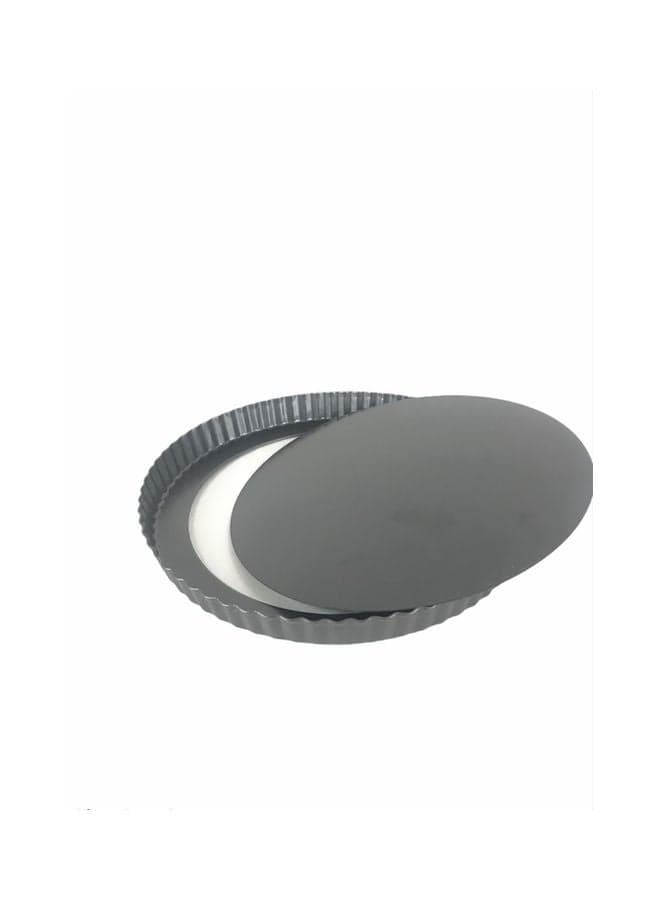 Tart Pan with Removable Bottom Grey 800ml