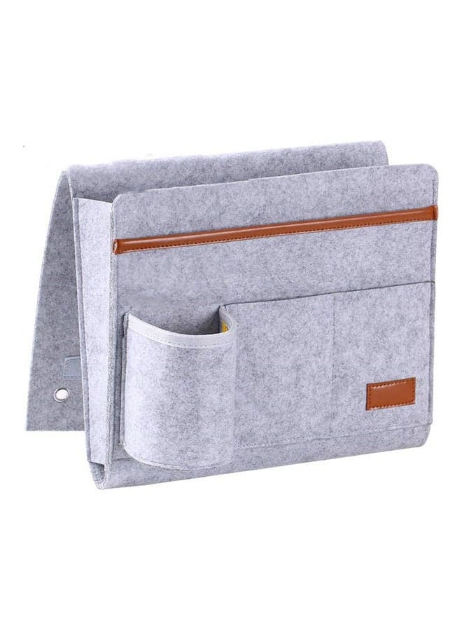 Bedside Caddy Organizer Bag Grey