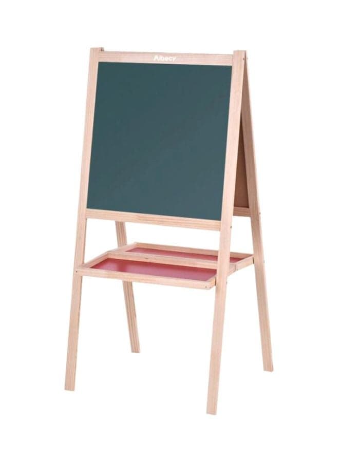 Wooden Easel Set Beige/Red/White