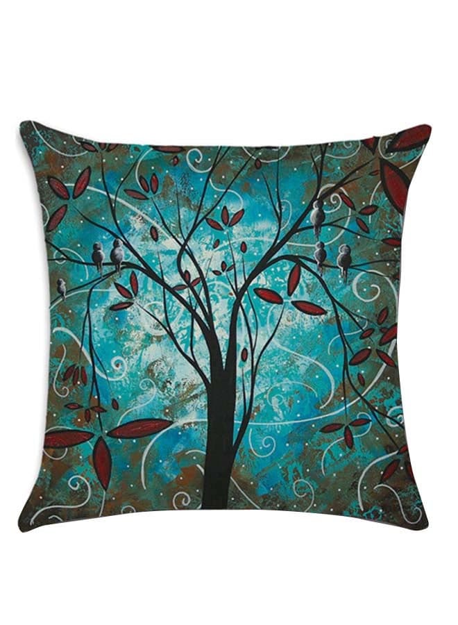 Moony Night Printed Cushion Cotton Blend Multicolour 45 x 45cm