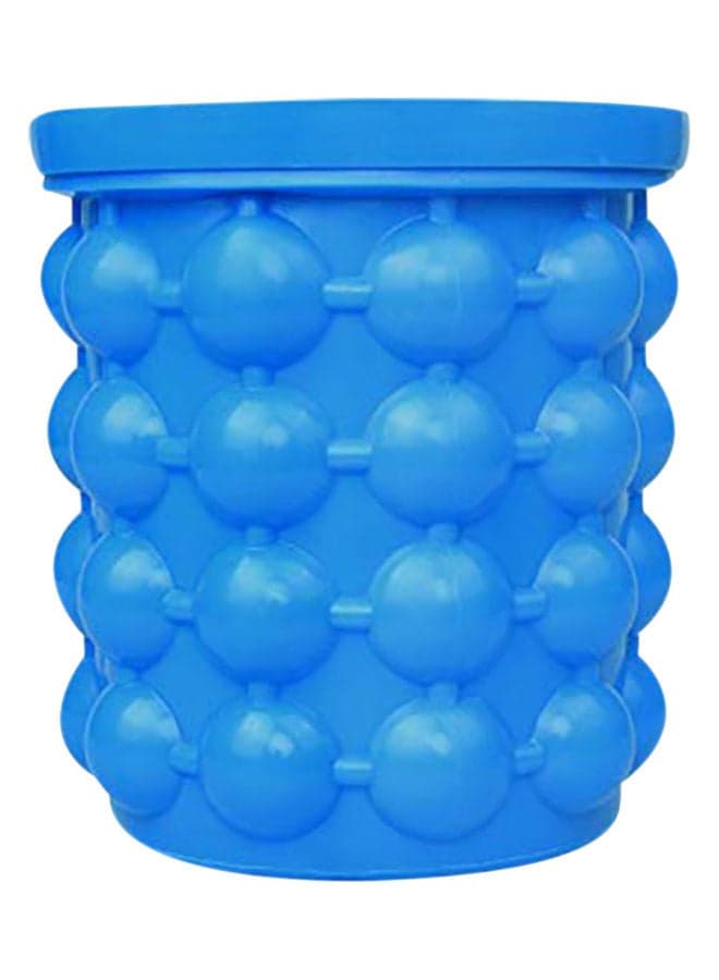 Silicone Ice Bucket Blue 1Liters