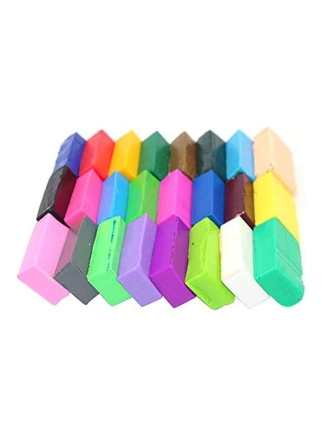 24-Piece Soft Clay Set For DIY Crafts