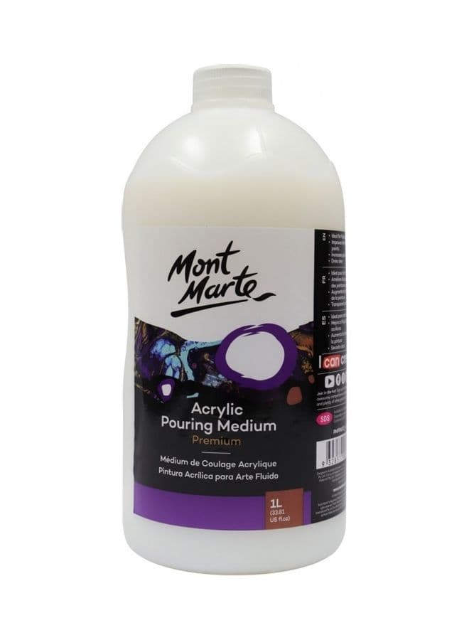 Premium Acrylic Pouring Medium White