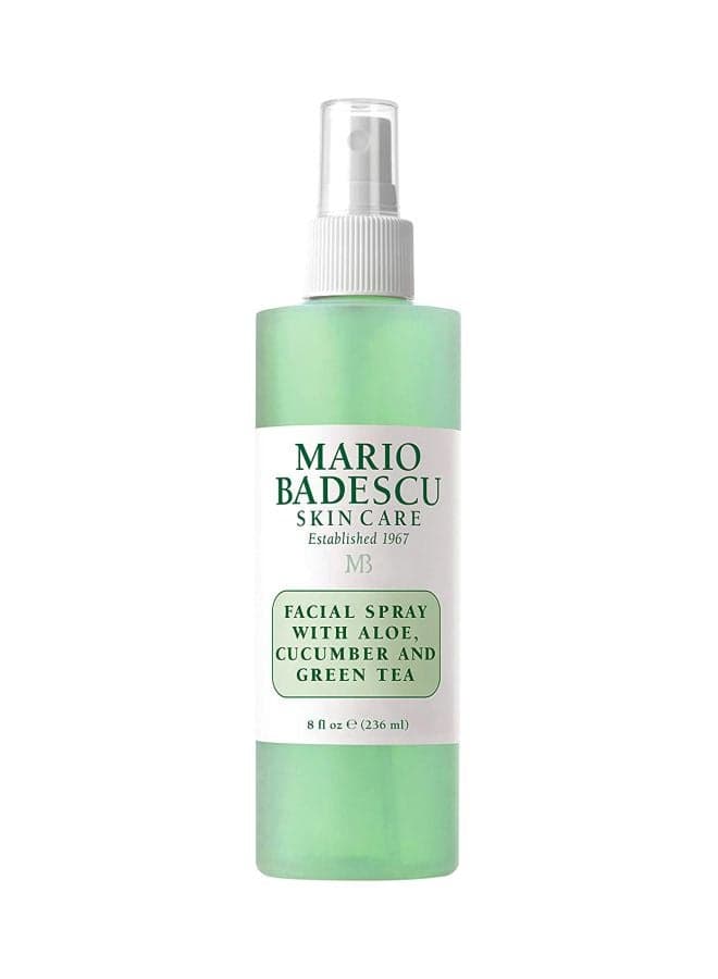 Aloe Cucumber And Tea Facial Spray Green