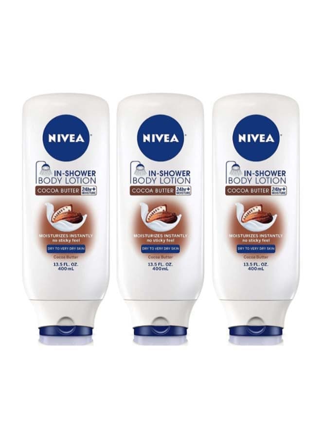 3-Piece In Shower Body Lotion Set 1200ml