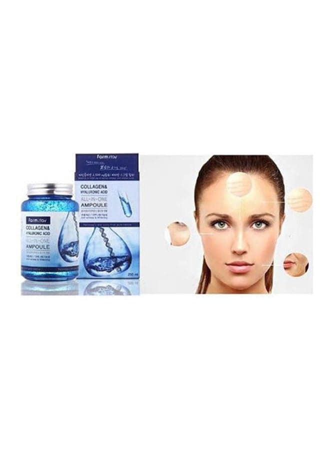 Collagen And Hyaluronic Acid All In One Ampoule Multicolour 250ml