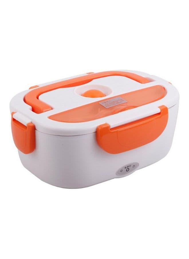 Electric Lunch Box Orange/White 235x175x110mm
