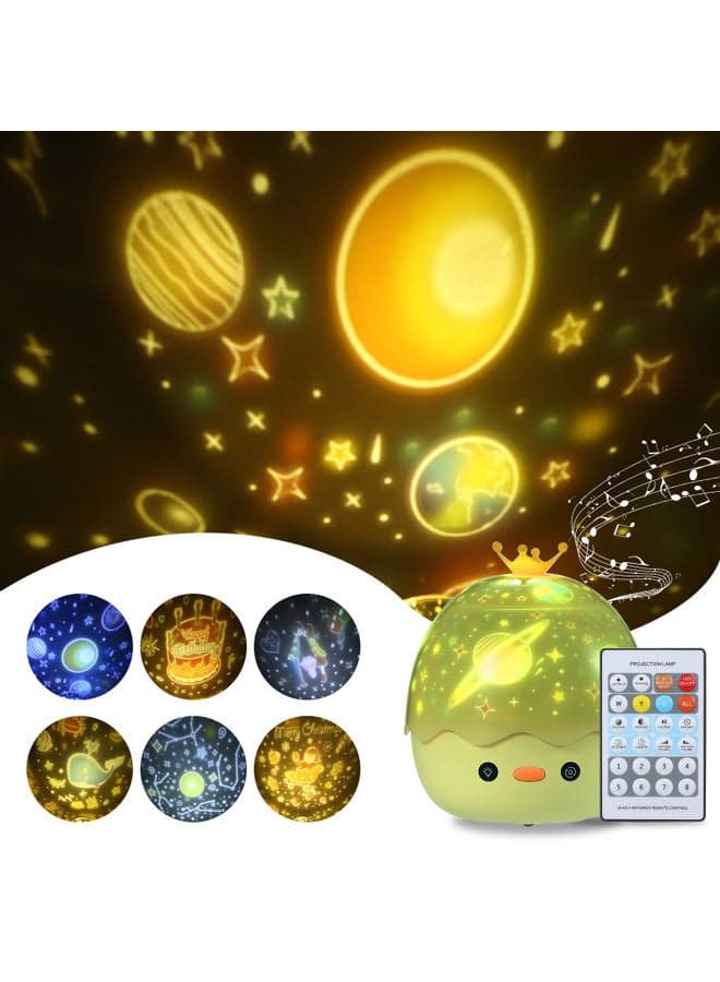 USB Light Projector with Remote Control Multicolour