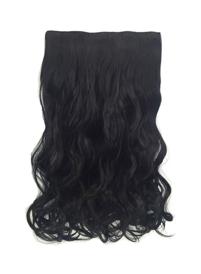 1-Piece 5 Clip Curly Wave Roll Hair Wig 18x15x3cm
