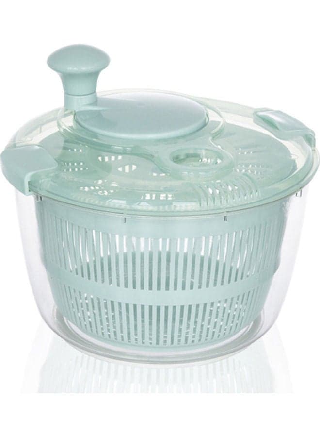 Salad Spinner Dryer Basket Green/Clear 25x17x25cm