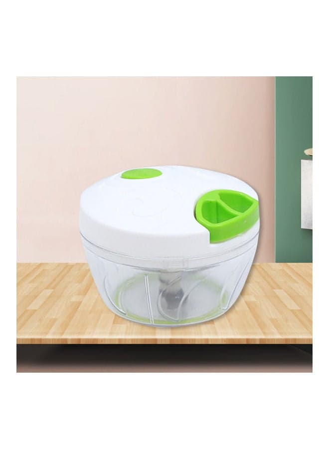 Maual Hand-Powered Chopper White/Clear