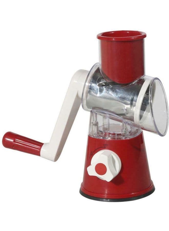 Multi-Function Drum Rotary Grater Red/Clear