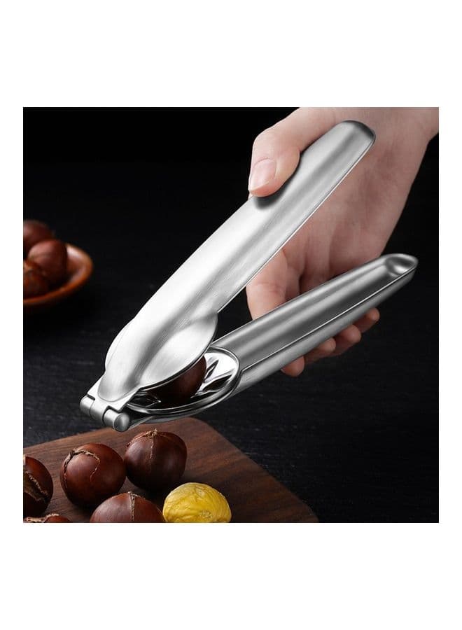 Stainless Steel Chestnut Opener Silver