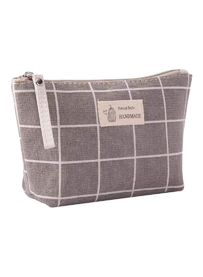 Multifunction Travel Cosmetic Bag Grey/beige