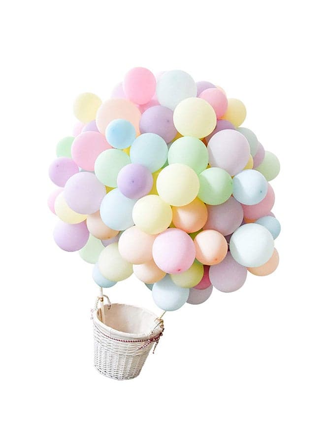 100-Piece Birthday Party Sweet Macaron Candy Latex Balloon Decoration Set 10inch
