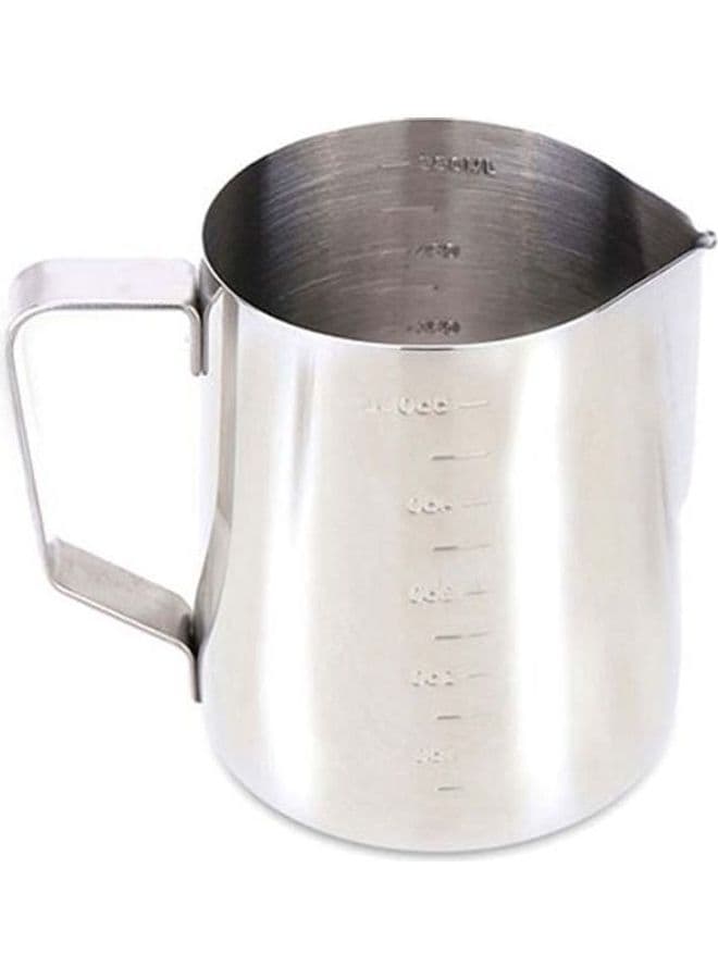 Stainless Steel Milk Frothing Jug Silver