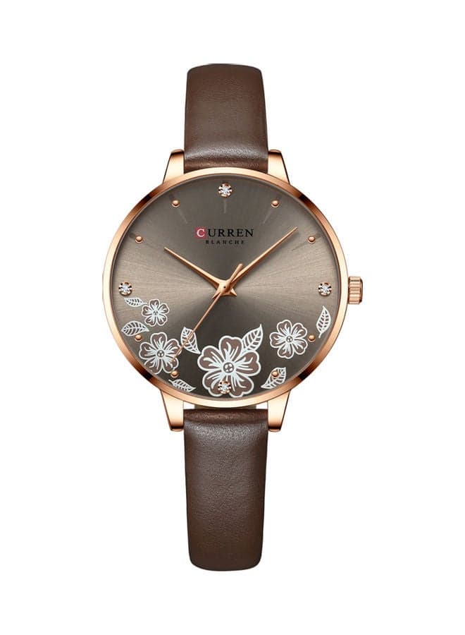 Women's Wrist Watch - 35 mm - Coffee