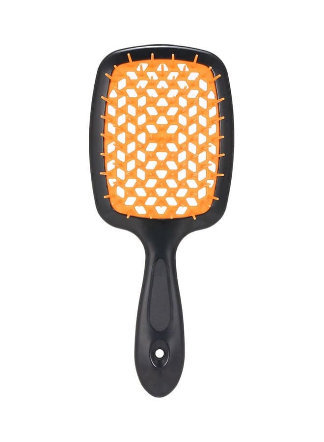 Anti Static Detangle Paddle Hairbrush Orange/Black