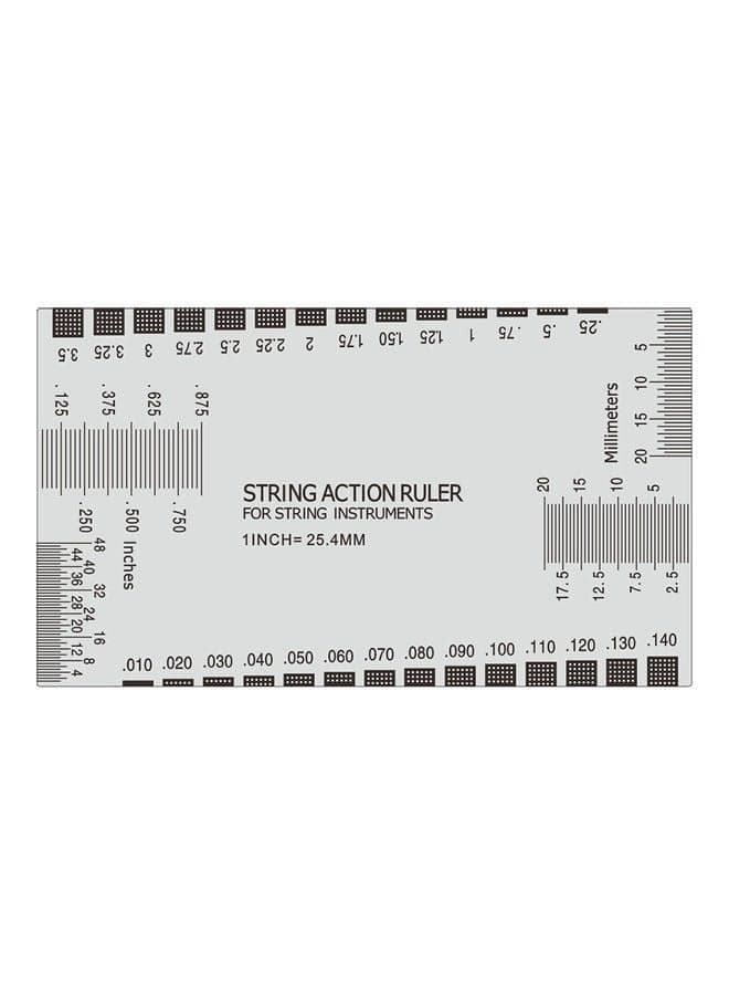 Guitar String Action Ruler