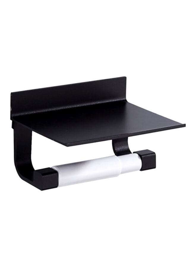 Wall Mounted Tissue Smartphone Rack Black/White