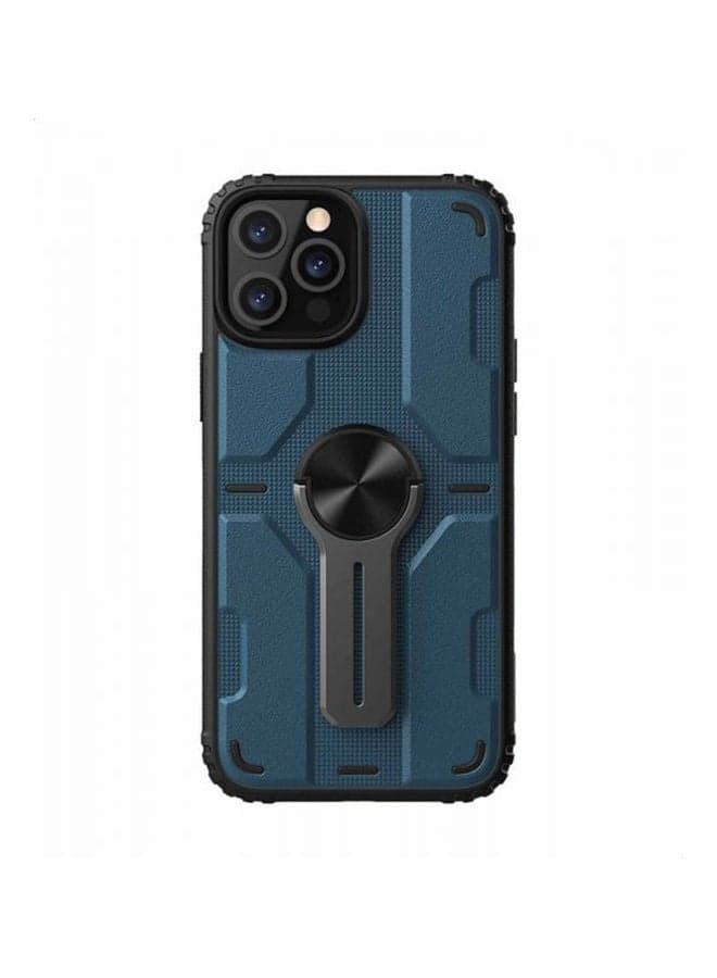 Medley Case with Metal Kickstand For Apple iPhone 12 / 12 Pro blue