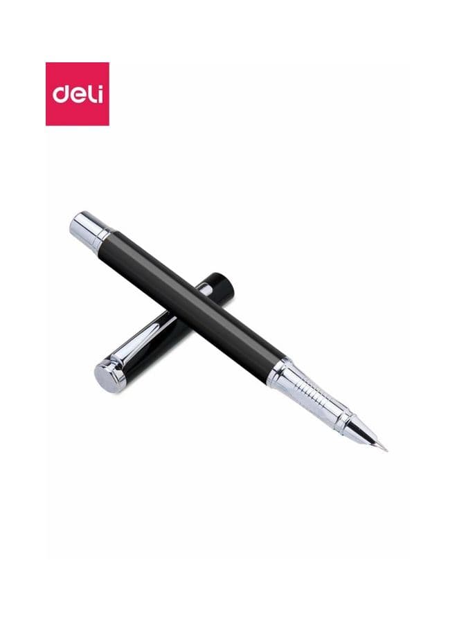 Metal School Fountain Black