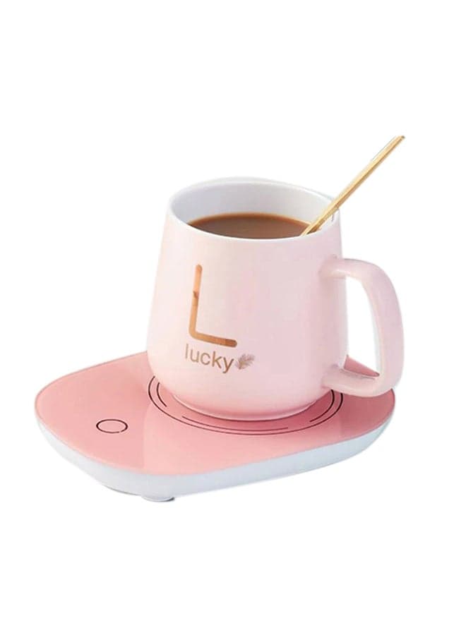 USB Electric Heated Coaster Pink 11.46x7.91x4.84inch
