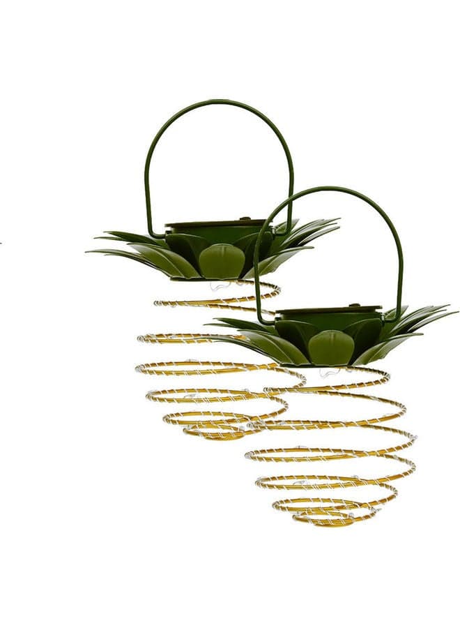 Pack Of 2 LED Pineapple Design Light Lamp Warm White 9.1x5.1inch