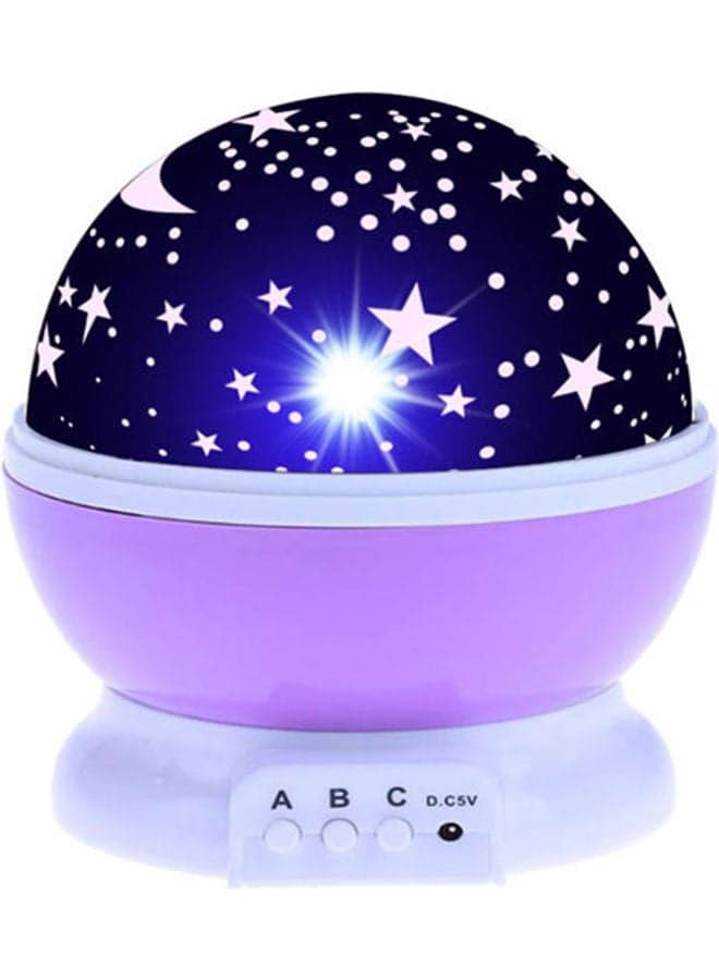 USB LED Star Master Rotating Night Lamp Multicolour