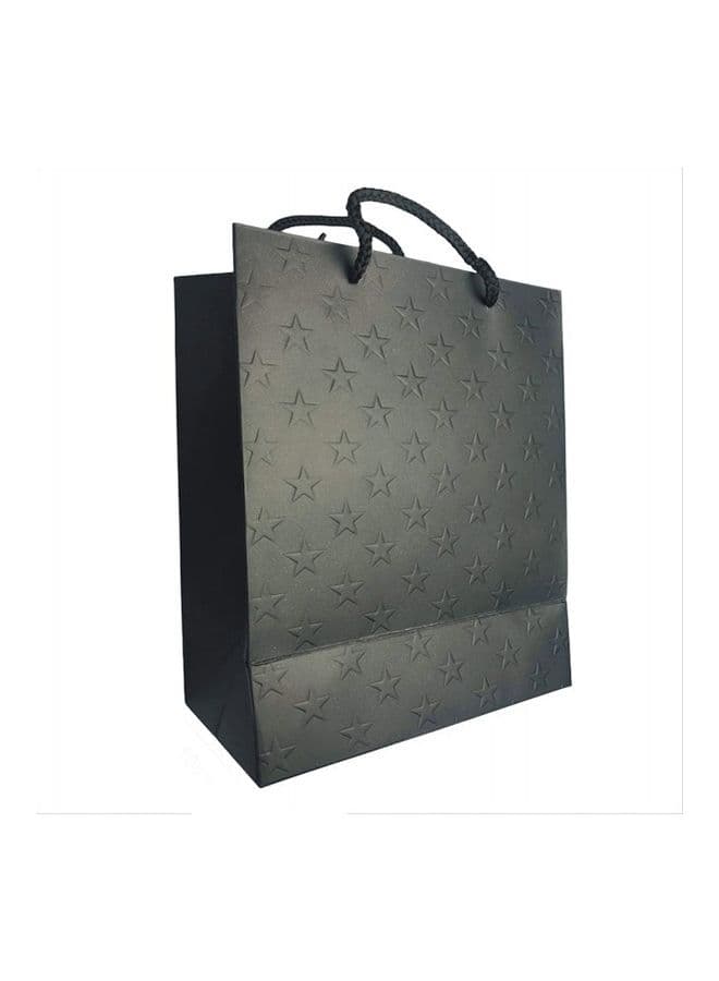 12-Piece Paper Party Gift Bag Set Black